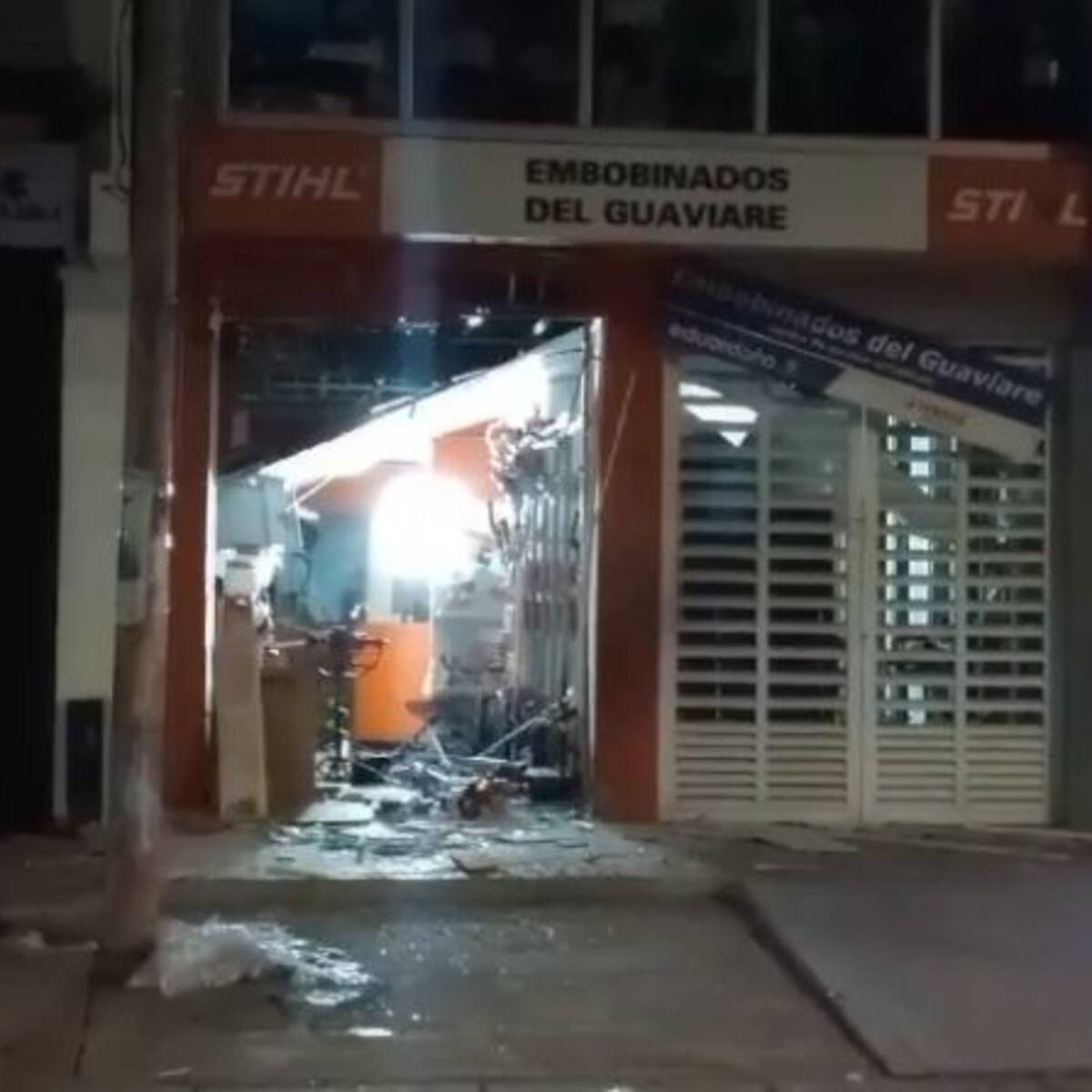 Dos artefactos explosivos fueron detonados en el centro de San José del Guaviare