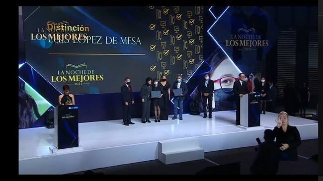 El reconocimiento fue entregado por el Ministerio de Educación durante el evento “La Noche de los Mejores 2021”