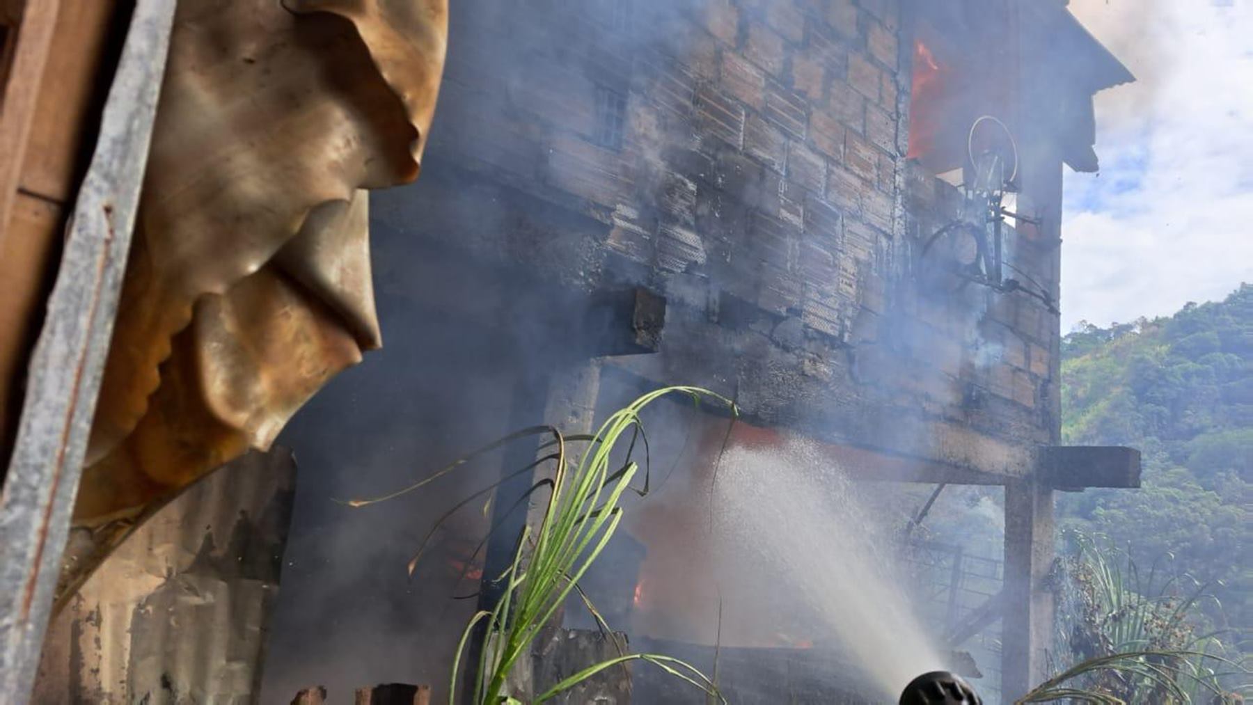 Incendio en el barrio Baltazar de Ibagué