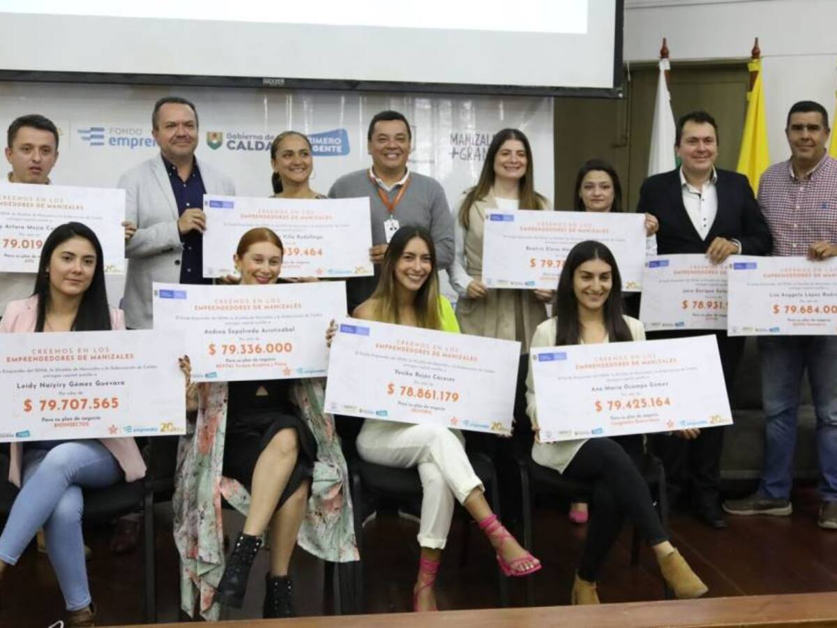 Son más de 2.000 millones en capital semilla entregados a emprendedores de Manizales