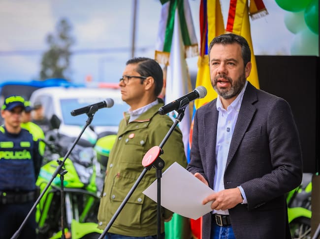 Bogotá necesita más de 8.000 uniformados de la Policía: alcalde Galán. Foto: Alcaldía de Bogotá.