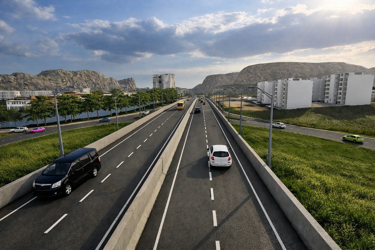 Puente de La Piragua busca descongestionar el tráfico de hasta 30 mil vehículos en Santa Marta/ Gobernación del Magdalena.