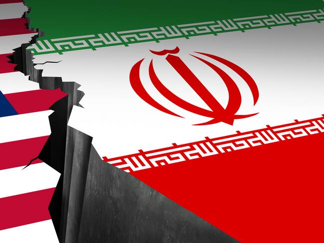 Bandera de Estados Unidos e Irán. I foto: Getty Images.