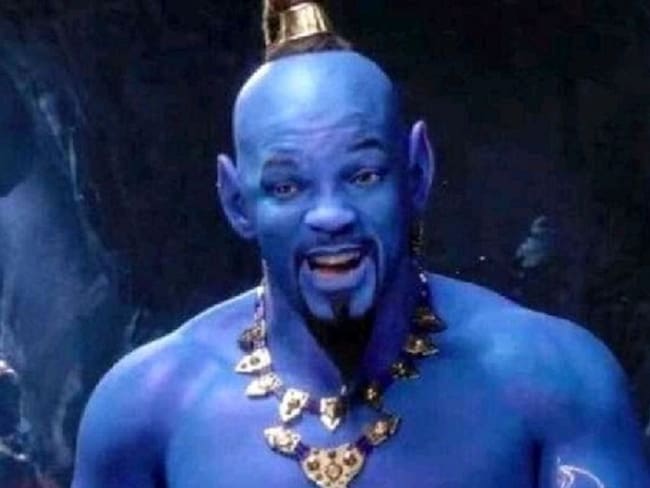 Will Smith como Aladdin 