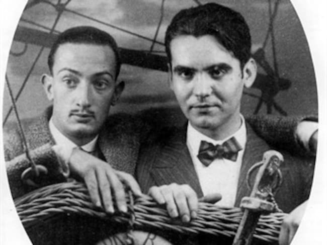 Salvador Dalí (izquierda) y Federico García Lorca. Foto: El País.