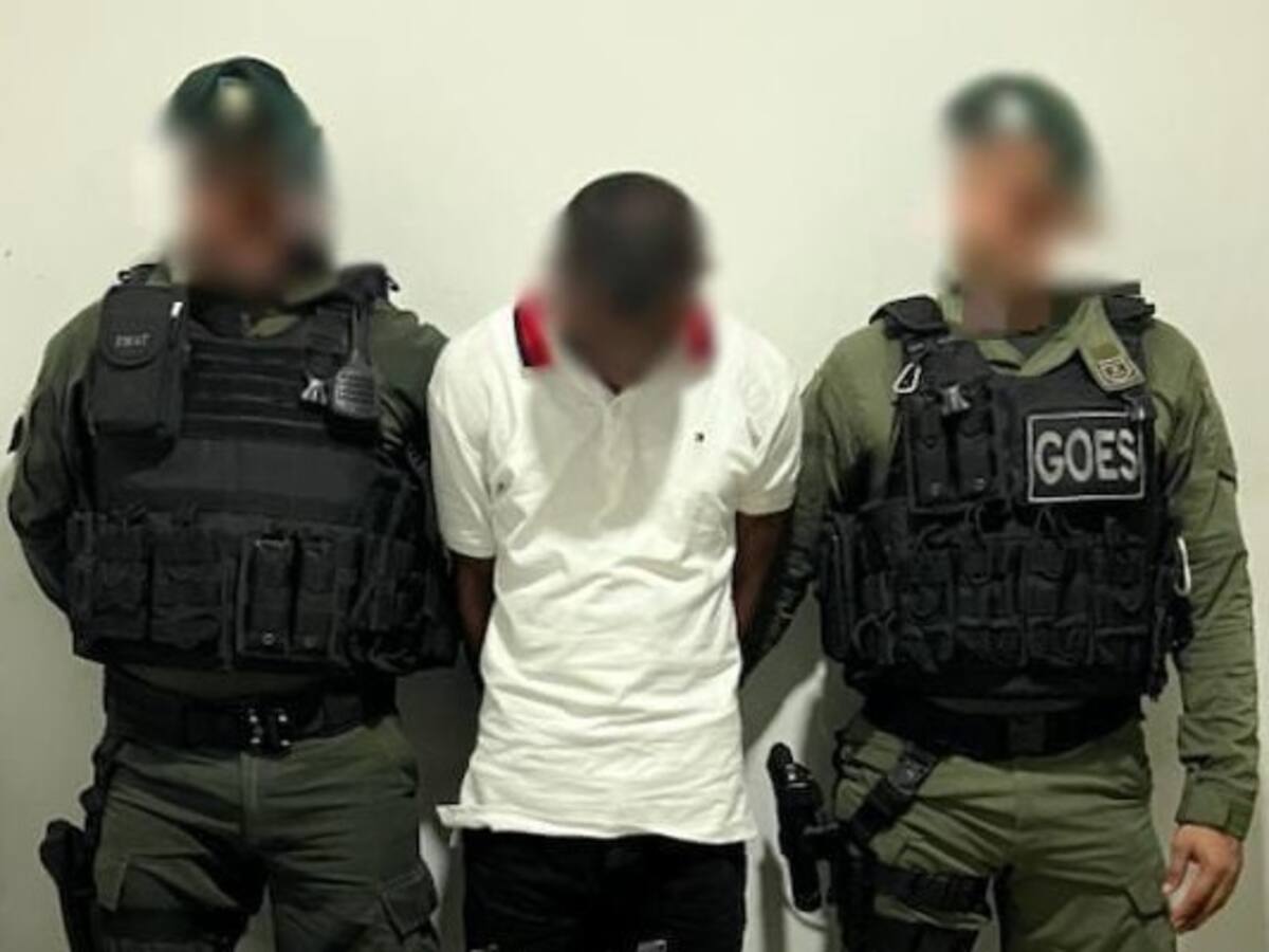 Capturaron a ‘El Ángel’ con un revólver calibre 38 en Cartagena: tiene prontuario delictivo