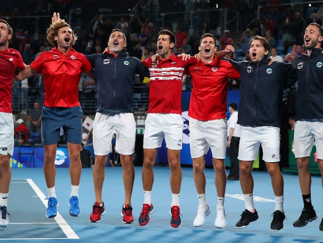 De la mano de Djokovic, Serbia es el primer campeón de la ATP Cup
