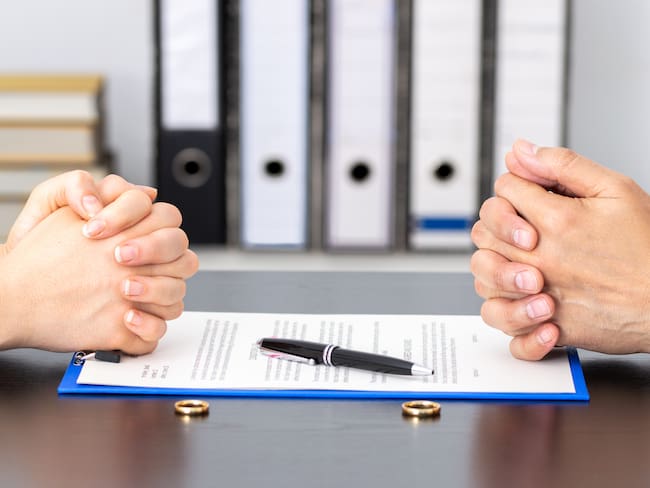 Imagen de referencia de divorcio. Foto: Getty Images.