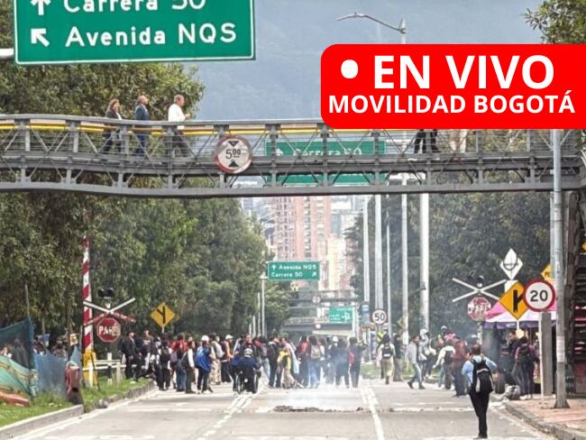 🔴EN VIVO|Manifestaciones HOY, 1 de diciembre en Bogotá: Bloqueos y cierres de TransMilenio Calle 26