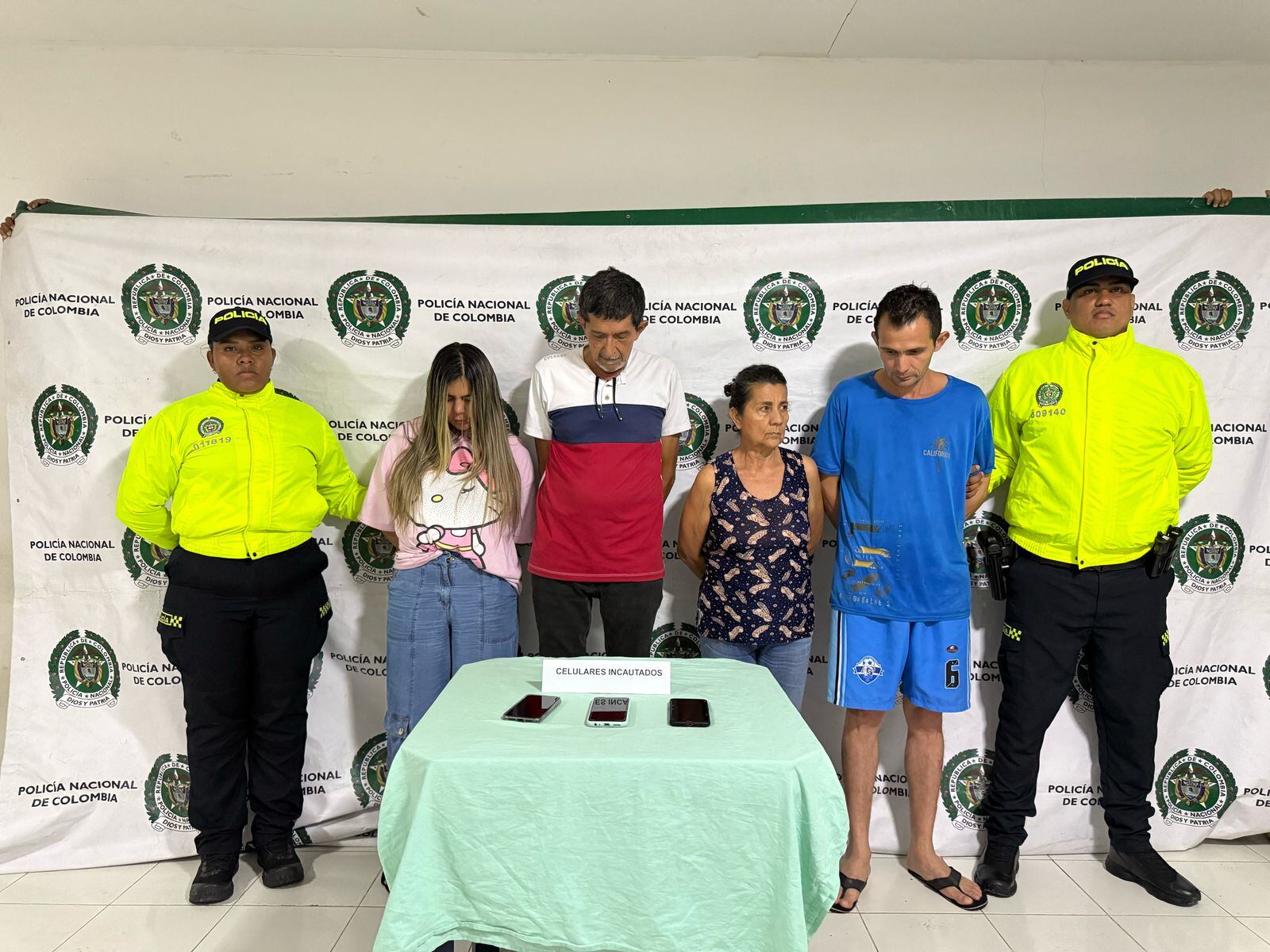 Cuatro capturados por millonario robo alcaldía de Cáchira/ Foto Cortesía