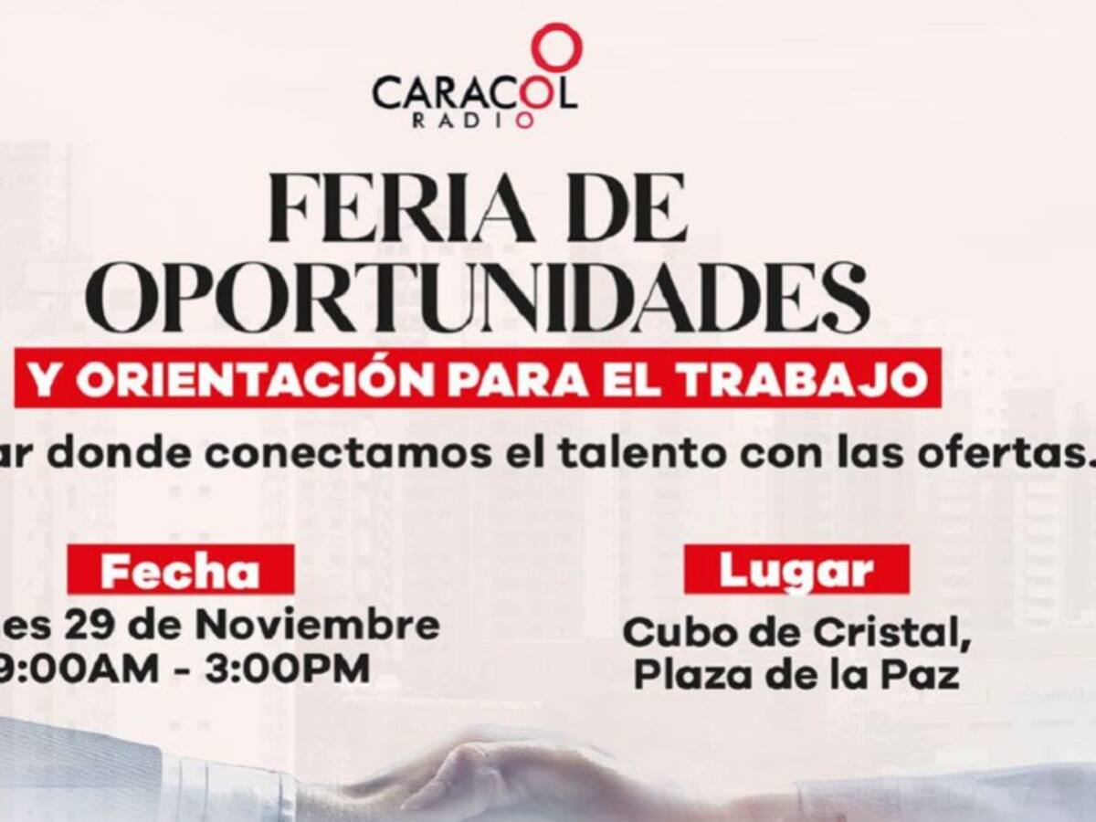 Feria de Oportunidades de Caracol Radio con orientación para el trabajo