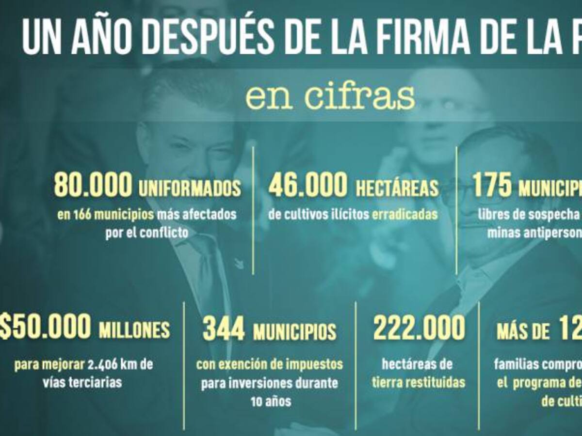 La paz en cifras