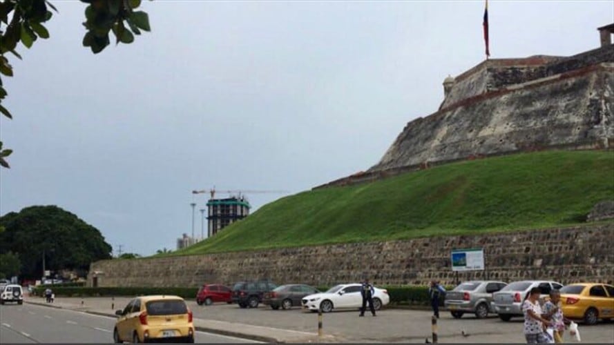 El proyecto se desarrolla a 200 metros del Castillo de San Felipe de Baraja. Foto: Procuraduría General.