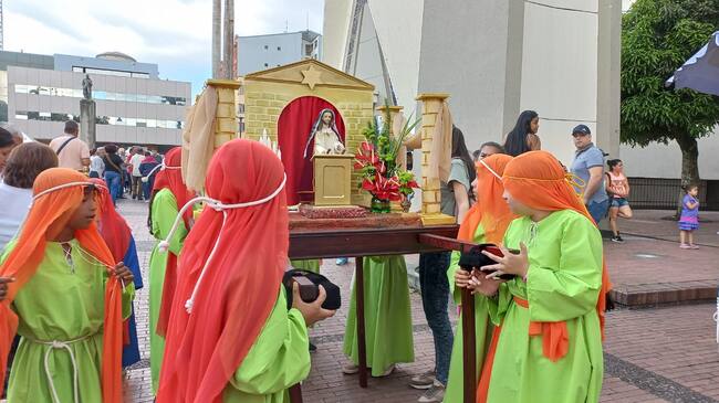 Semana Santa Infantil en Armenia, iglesia Catedral Inmaculada Concepción