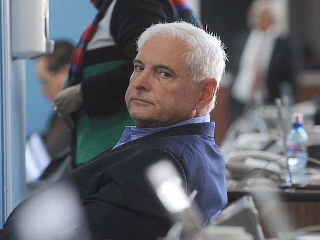 Panamanian former president and deputy of the Central American Parliament (Parlacen)  Ricardo Martinelli. AFP PHOTO/Johan Ordonez        (Photo credit should read JOHAN ORDONEZ/AFP via Getty Images)