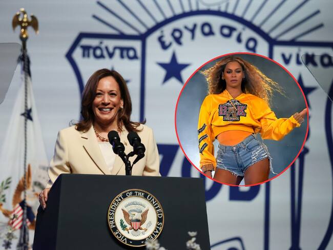 La vicepresidenta Kamala Harris debuta su primer video de campaña con la canción "Freedom" de Beyoncé. ( Foto: EFE / Getty / Caracol Radio )