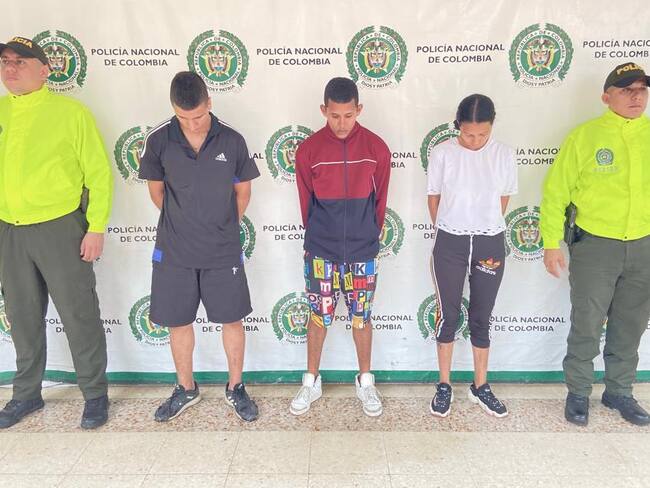 Los presuntos delincuentes fueron dejados a disposición de la Fiscalía.