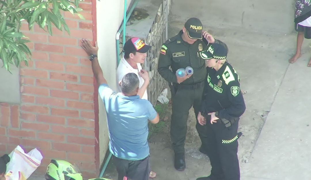 Intervención de las autoridades 