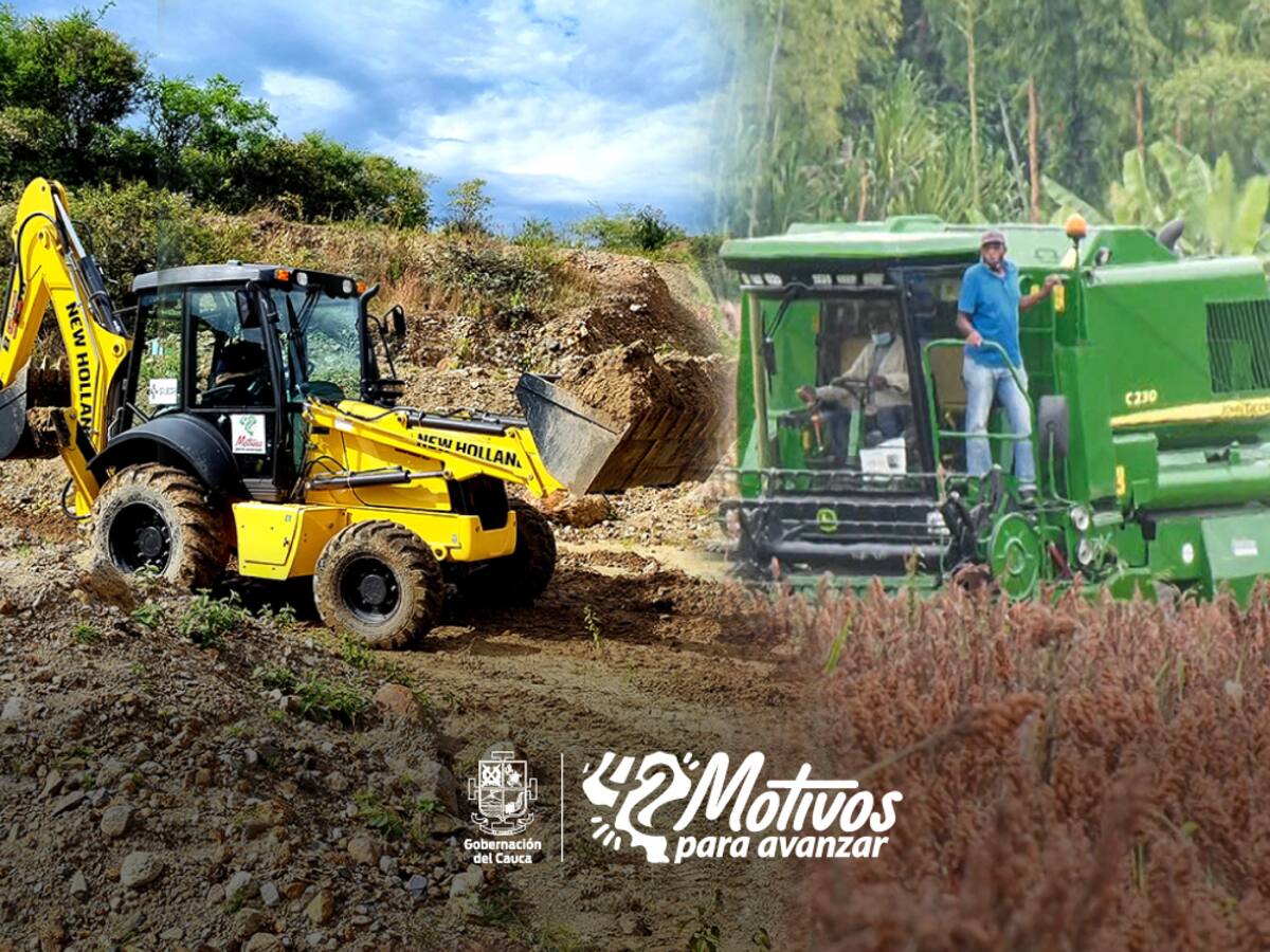 Maquinaria verde y amarilla para fortalecer la economía rural