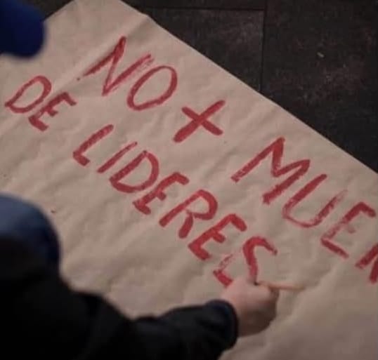 Se reconoce que el riesgo para quienes ejercen liderazgo comunal es alarmante. Foto Redes Sociales.