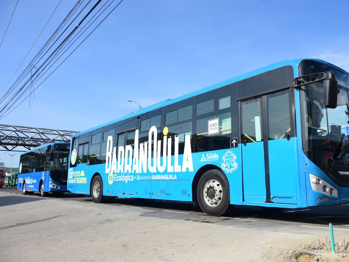 Barranquilla busca modernizar el transporte público con 150 buses eléctricos