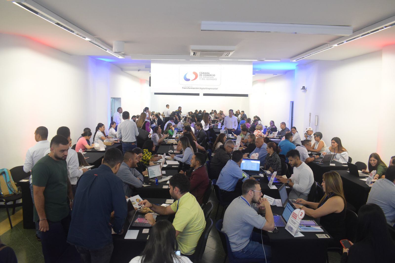 Primera Rueda de Negocios de la Economía Popular de la Cámara de Comercio de Armenia. Foto: Cortesía Cámara de Comercio
