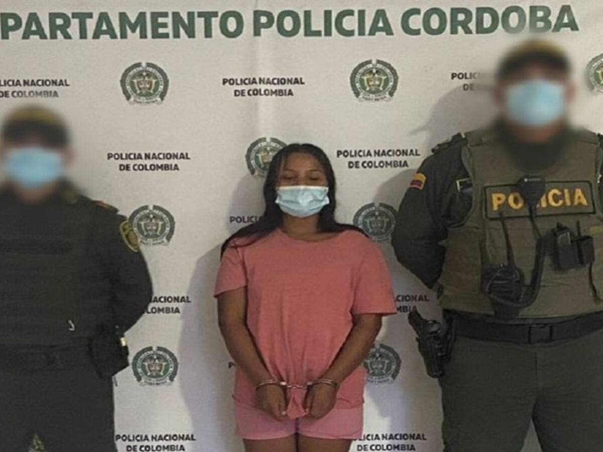 En Tierralta, Policía captura a una mujer con notificación azul de Interpol