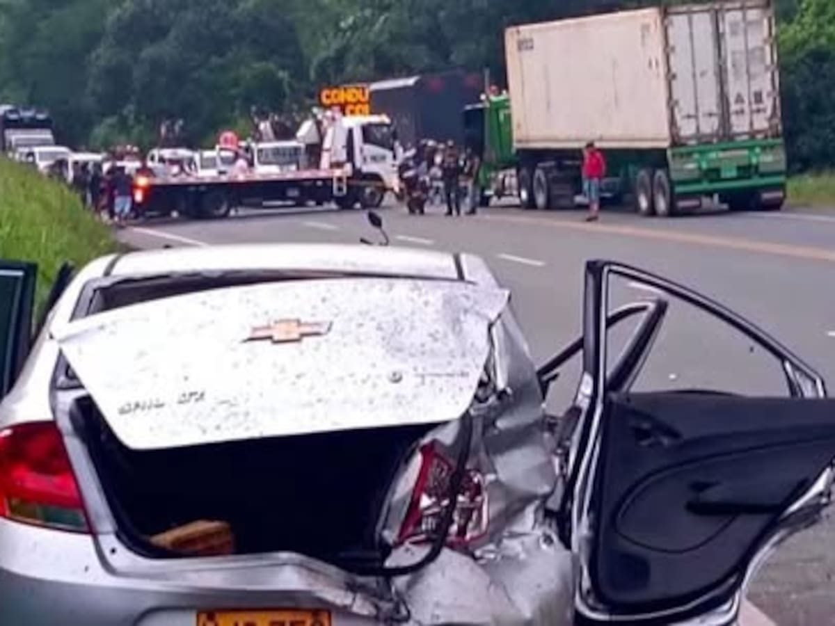 Una menor de 11 años falleció en un accidente de tránsito en la vía Manizales - Medellín