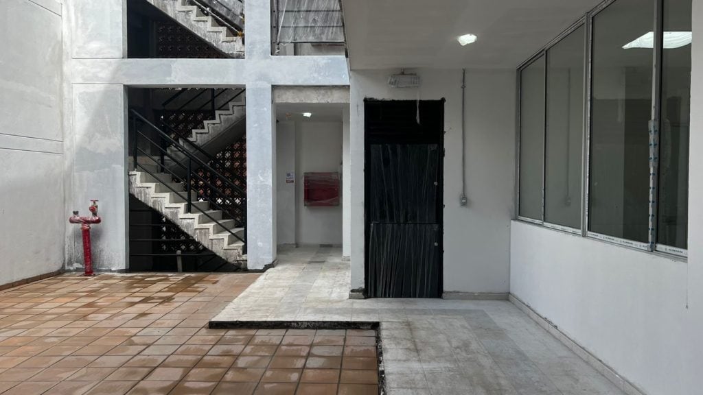 Interior de la subestación de Policía en Arauca (Caldas). Foto: Gobernación de Caldas.