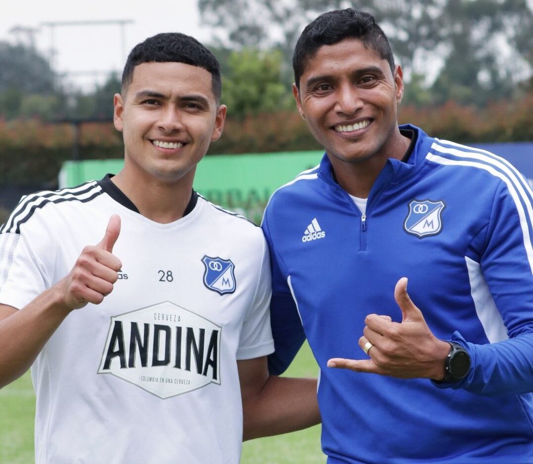 Stiven Vega y Luis Carlos Ruíz / @MillosFCoficial