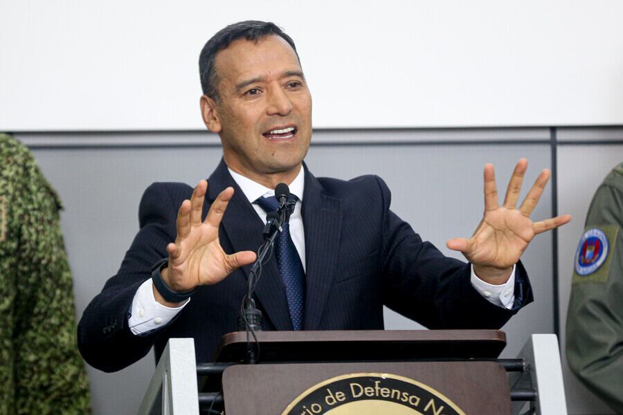 Ministro de Defensa, Pedro Sánchez. Foto:Colprensa - Lina Gasca