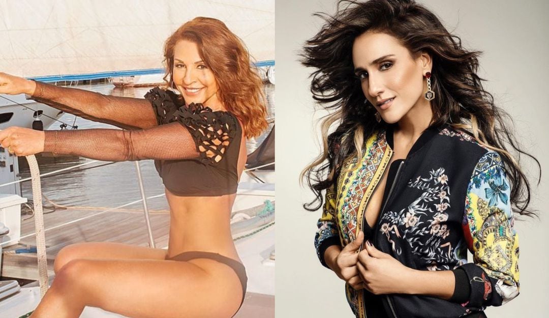 Amparo Grisales y Cecilia Navia en el Paseo 6