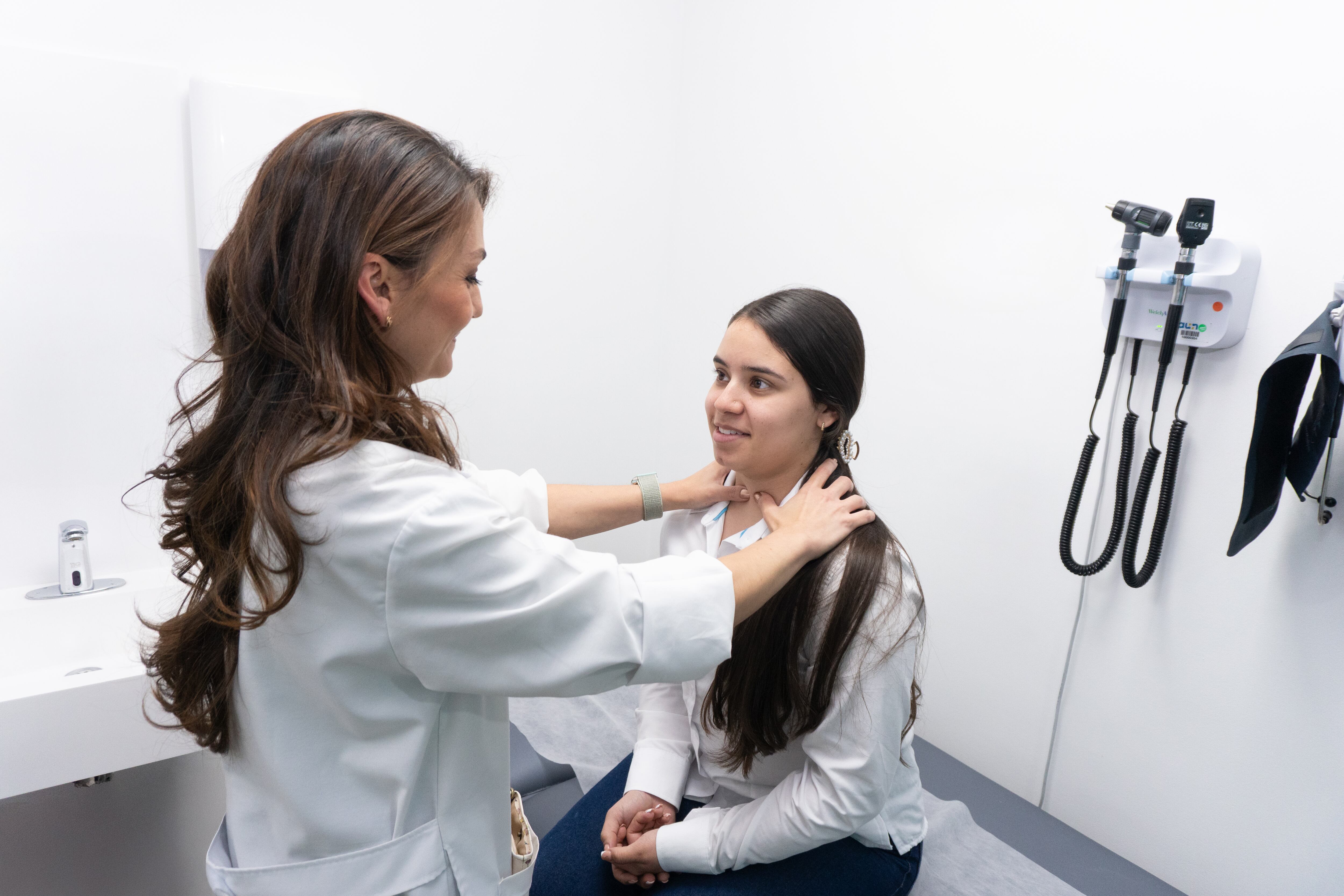 Palpitación tiroidea. Foto: cortesía.