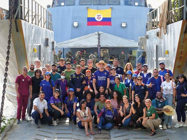 La gran travesía por el Magdalena llevó ayudas y servicios a 10.000 bolivarenses