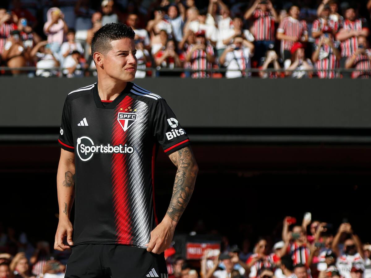 Es oficial: James Rodríguez disputará la Copa Sudamericana con Sao Paulo