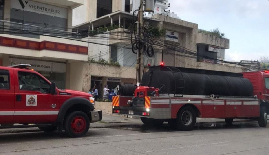 La conflagración se registró en el hotel Zalmedina Medina ubicado sobre la avenida San Martín