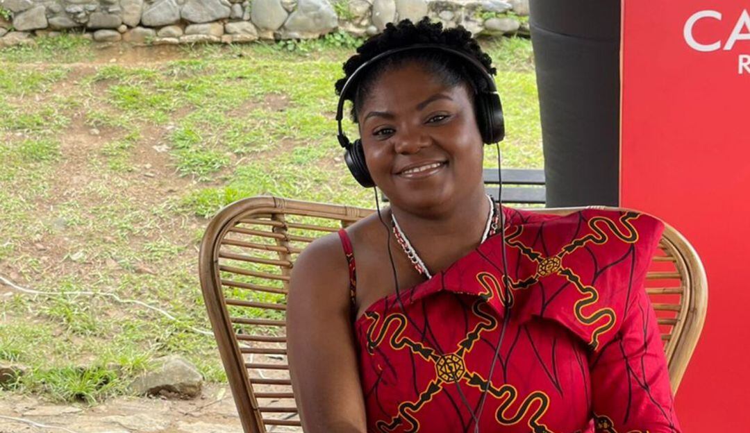 La fórmula vicepresidencial Francia Márquez en entrevista con Caracol Radio