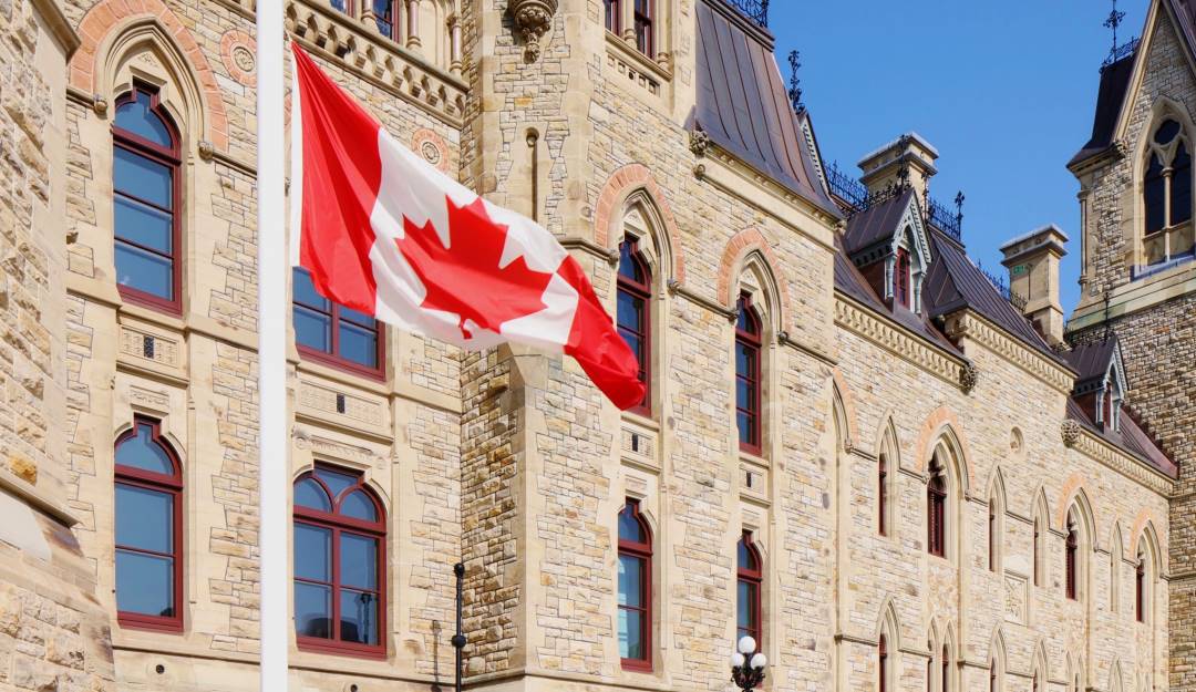 Edificio del parlamento canadiense. Foto: Getty Images.