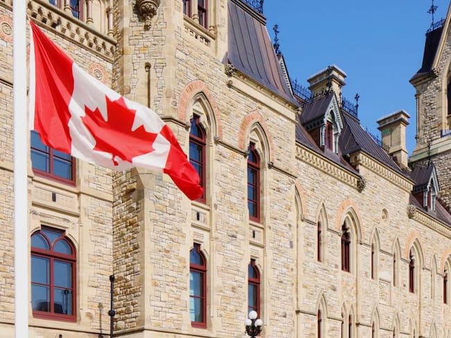 Edificio del parlamento canadiense. Foto: Getty Images.