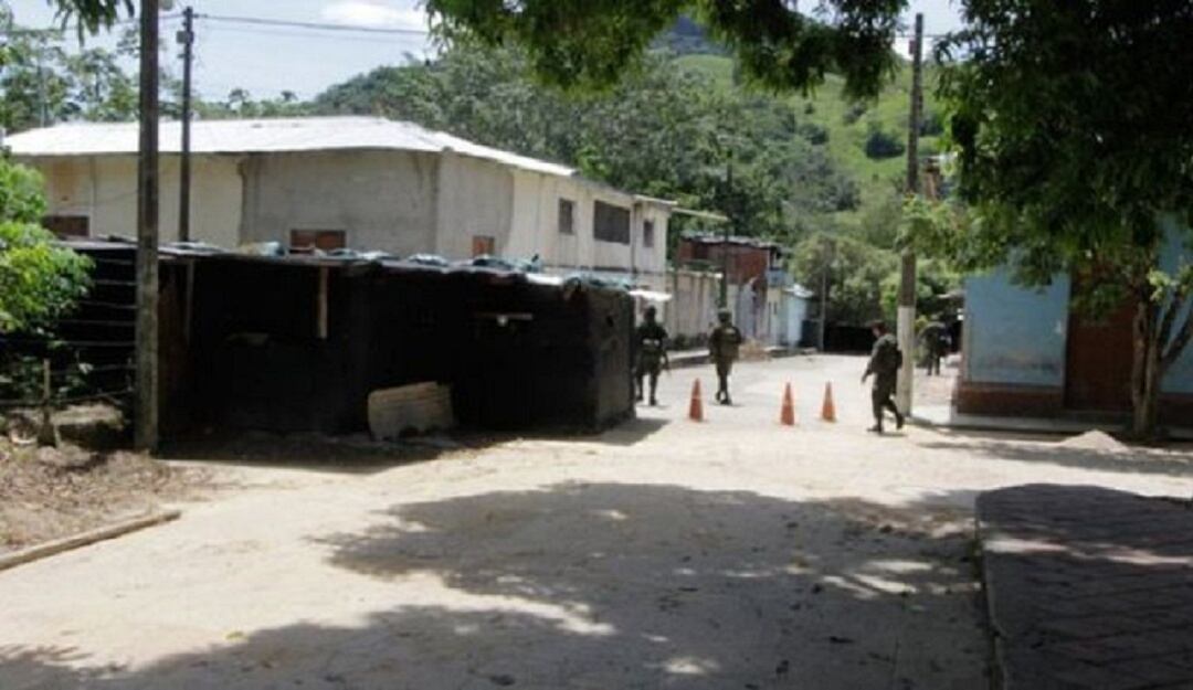 Subestación de Policía de Campo Dos, en Tibú, Norte de Santander