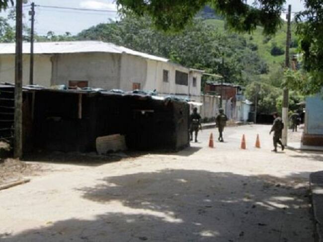 Subestación de Policía de Campo Dos, en Tibú, Norte de Santander
