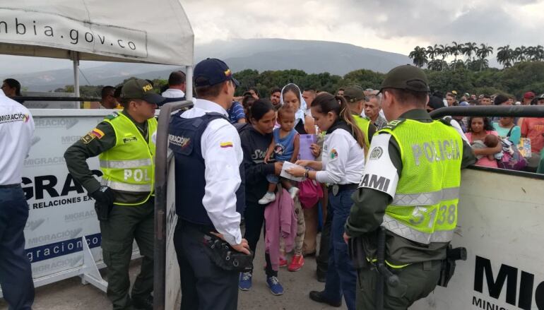 Controles en la frontera de Colombia y Venezuela en Cúcuta