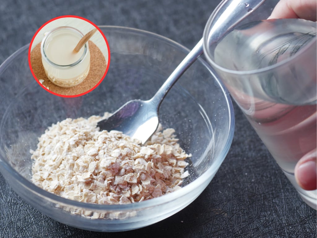 Avena en hojuelas con agua (Fotos vía Getty Images)