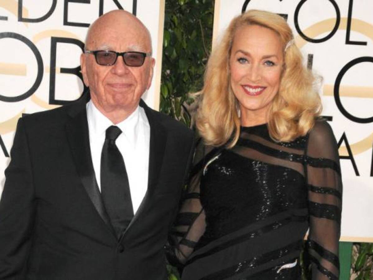 Rupert Murdoch y Jerry Hall anuncian su compromiso matrimonial