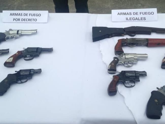 Incautan más de mil armas en Manizales y Villamaría