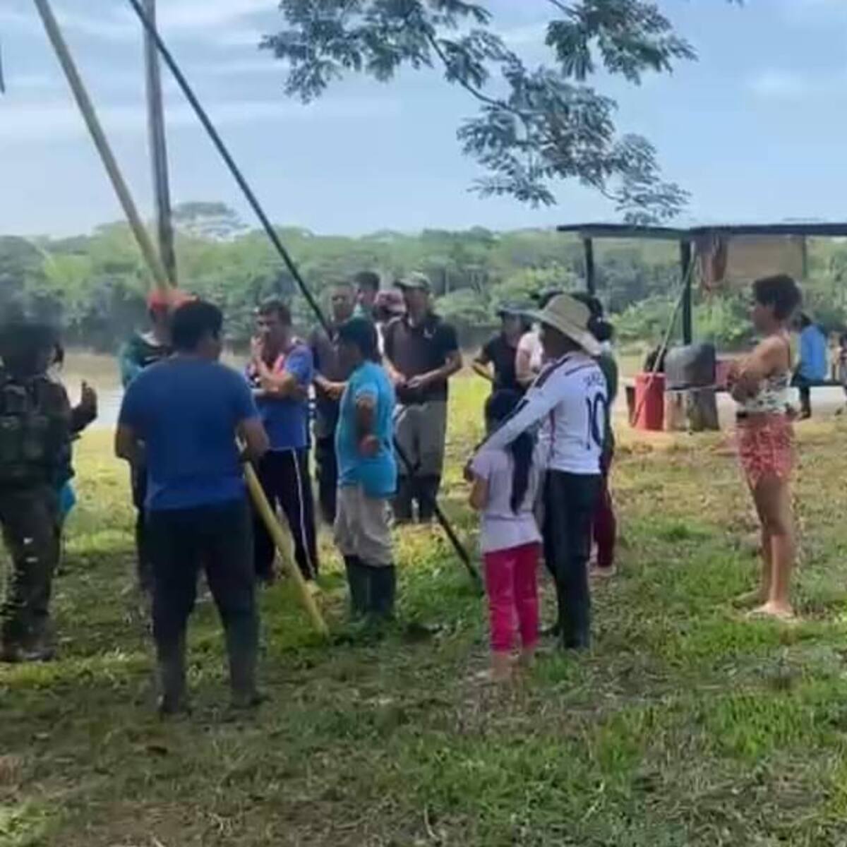 Más de 20 familias retornaron a la vereda Guamo, zona rural de Cartagena del Chairá