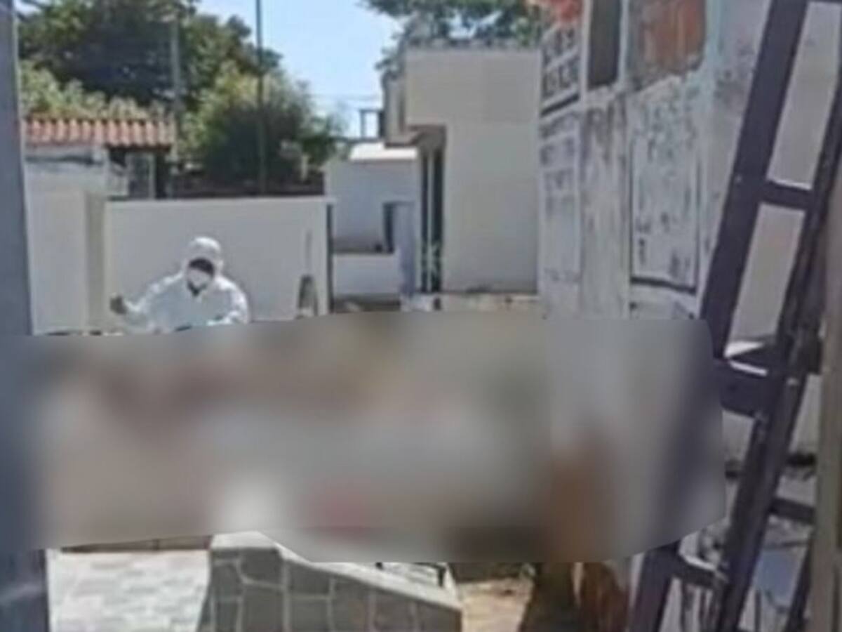 Alarma en Plato, Magdalena por necropsias al aire libre en el cementerio