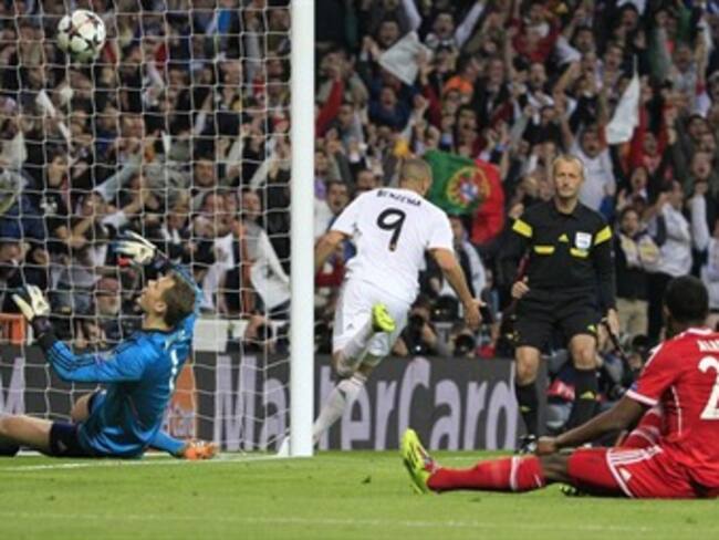 Con un arañazo de Benzema, Real Madrid sacó ventaja sobre Bayern Múnich