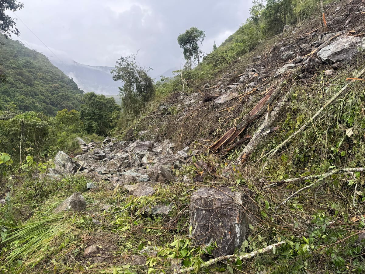 La zona cordillerana del Quindío en alerta por las emergencias debido a las constantes lluvias