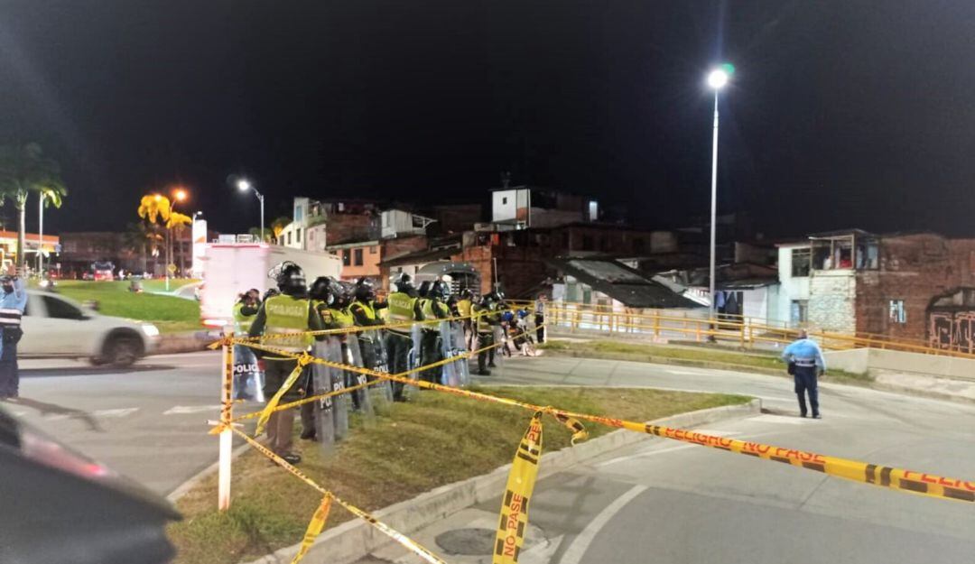 Capturados por vandalismo en Pereira.